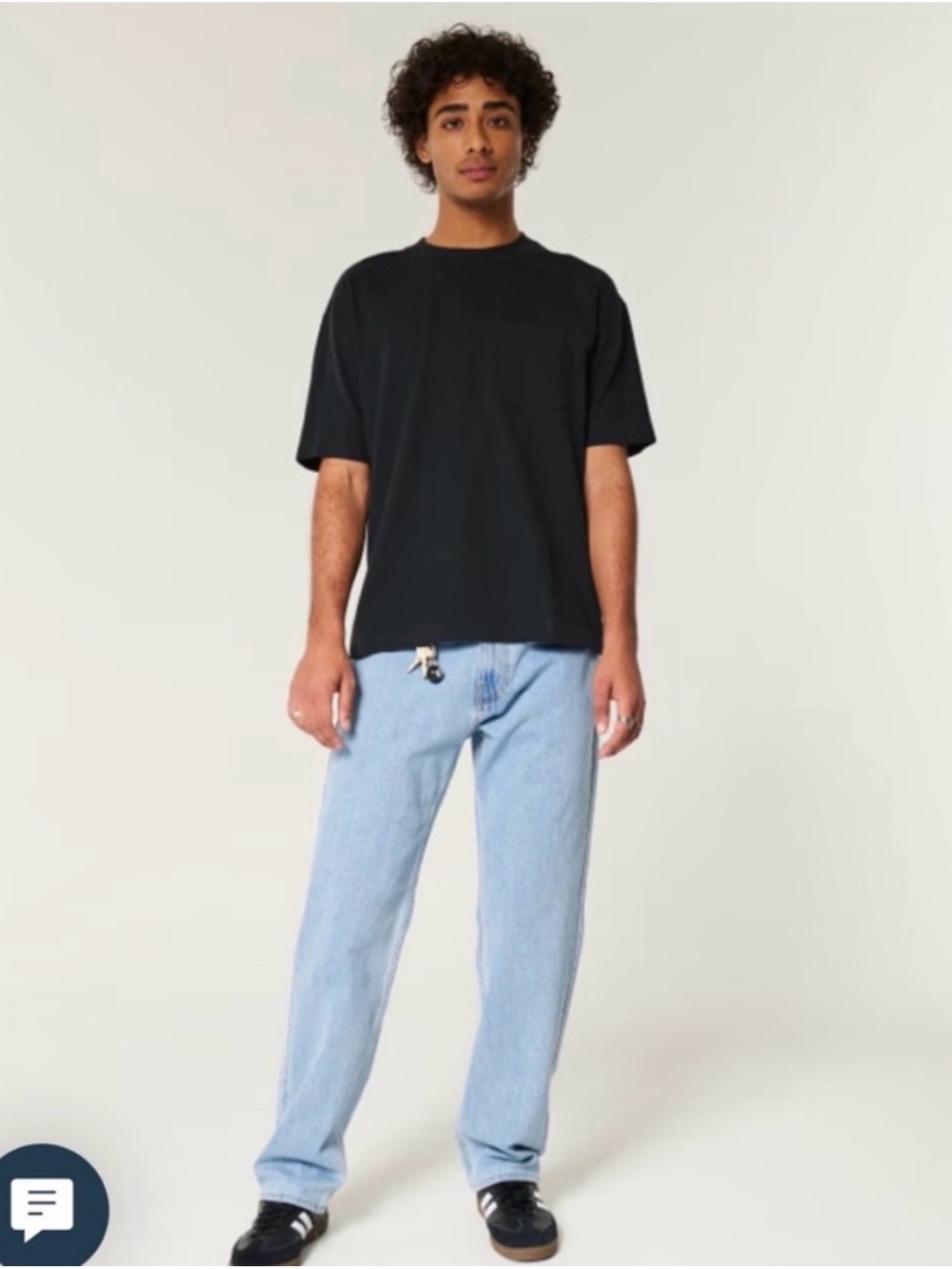 Hollister Men’s Light Wash Loose Jeans